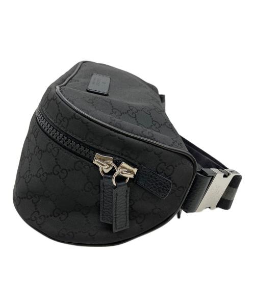 GUCCI（グッチ）GUCCI (グッチ) ウエストバッグ ブラックの古着・服飾アイテム