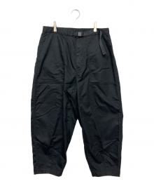 THE NORTHFACE PURPLELABEL（ザ・ノースフェイス パープルレーベル）の古着「COOLMAX Chino Wide Cropped Pants」｜ブラック