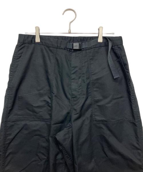THE NORTHFACE PURPLELABEL（ザ・ノースフェイス パープルレーベル）THE NORTHFACE PURPLELABEL (ザ・ノースフェイス パープルレーベル) COOLMAX Chino Wide Cropped Pants ブラック サイズ:81cm (W32)の古着・服飾アイテム