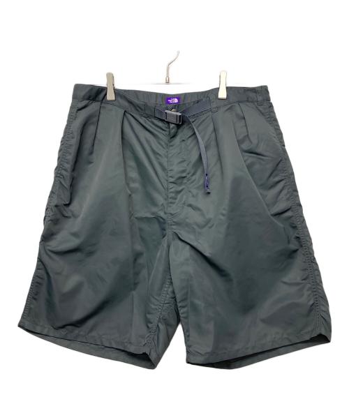 THE NORTHFACE PURPLELABEL（ザ・ノースフェイス パープルレーベル）THE NORTHFACE PURPLELABEL (ザ・ノースフェイス パープルレーベル) N25FD015　25AW　ナイロンハーフパンツ グレー サイズ:34の古着・服飾アイテム