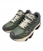 asicsアシックス）の古着「GEL-KINETIC 2.0 スニーカー」｜グリーン×パープル