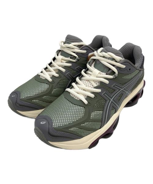 asics（アシックス）asics (アシックス) GEL-KINETIC 2.0 スニーカー グリーン×パープル サイズ:28cm 未使用品の古着・服飾アイテム