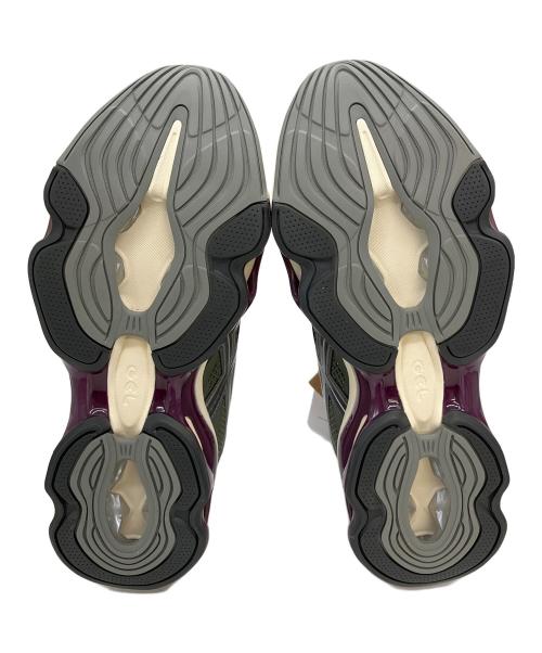 asics（アシックス）asics (アシックス) GEL-KINETIC 2.0 スニーカー グリーン×パープル サイズ:28cm 未使用品の古着・服飾アイテム