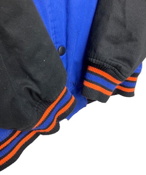 NBA（エヌビーエー）NBA (エヌビーエー) ブルゾン ブルー×ブラック サイズ:Lの古着・服飾アイテム