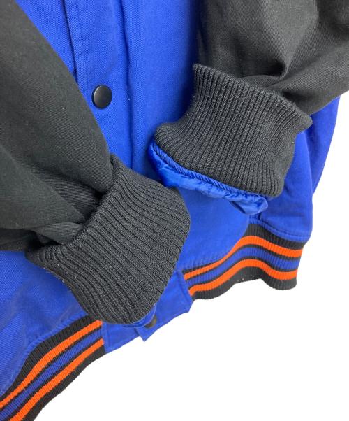 NBA（エヌビーエー）NBA (エヌビーエー) ブルゾン ブルー×ブラック サイズ:Lの古着・服飾アイテム