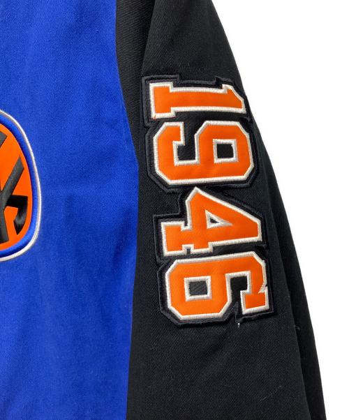NBA（エヌビーエー）NBA (エヌビーエー) ブルゾン ブルー×ブラック サイズ:Lの古着・服飾アイテム