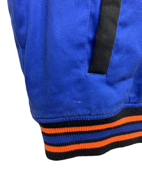 NBA（エヌビーエー）NBA (エヌビーエー) ブルゾン ブルー×ブラック サイズ:Lの古着・服飾アイテム