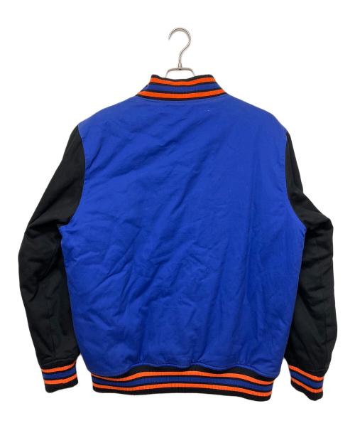 NBA（エヌビーエー）NBA (エヌビーエー) ブルゾン ブルー×ブラック サイズ:Lの古着・服飾アイテム
