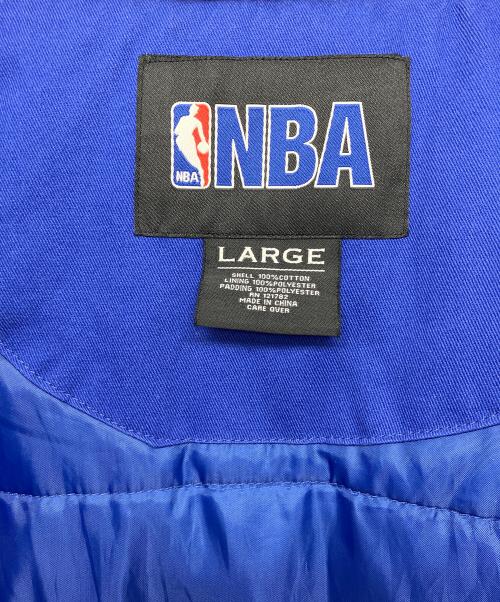 NBA（エヌビーエー）NBA (エヌビーエー) ブルゾン ブルー×ブラック サイズ:Lの古着・服飾アイテム