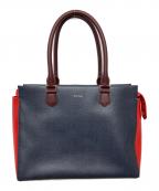 PAUL SMITHポールスミス）の古着「PWR612　トートバッグ」｜レッド×ネイビー
