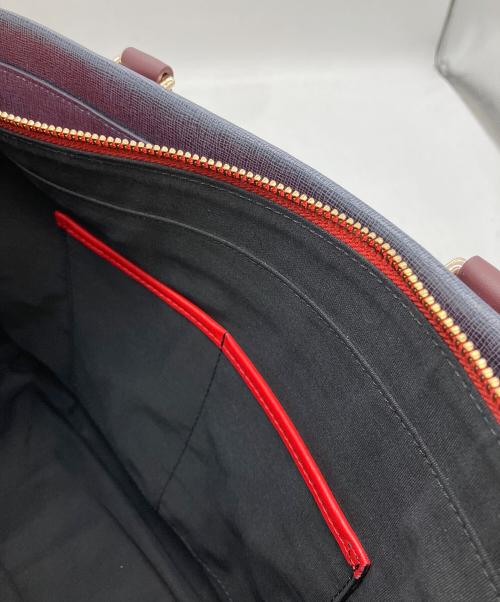 PAUL SMITH（ポールスミス）Paul Smith (ポールスミス) PWR612　トートバッグ レッド×ネイビーの古着・服飾アイテム