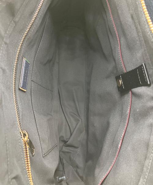 PAUL SMITH（ポールスミス）Paul Smith (ポールスミス) クロスオーバーストライプ トートバッグ ネイビーの古着・服飾アイテム