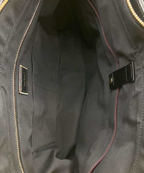 PAUL SMITH（ポールスミス）Paul Smith (ポールスミス) クロスオーバーストライプ　トートバッグ ブラックの古着・服飾アイテム