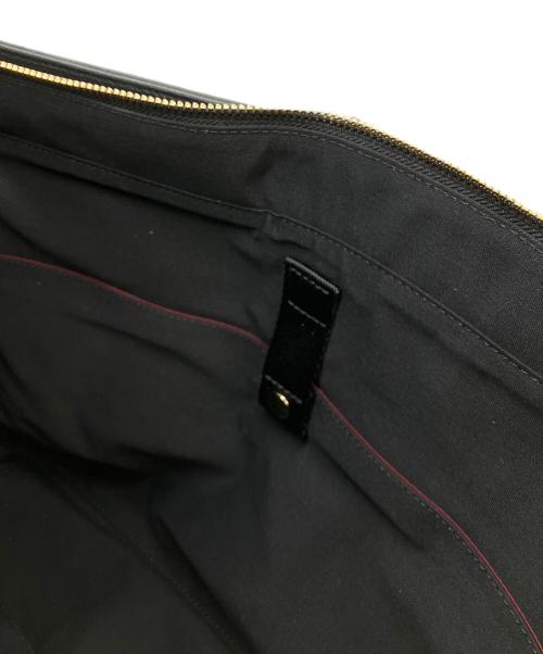 PAUL SMITH（ポールスミス）Paul Smith (ポールスミス) クロスオーバーストライプ　トートバッグ ブラックの古着・服飾アイテム