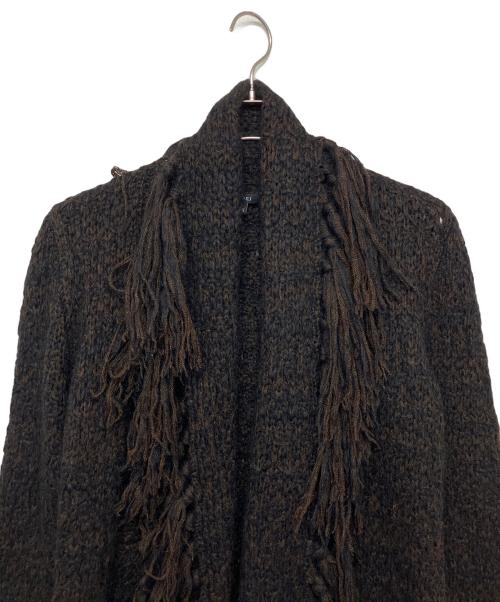 GUCCI（グッチ）GUCCI (グッチ) 厚手カーディガン ブラウン サイズ:XSの古着・服飾アイテム