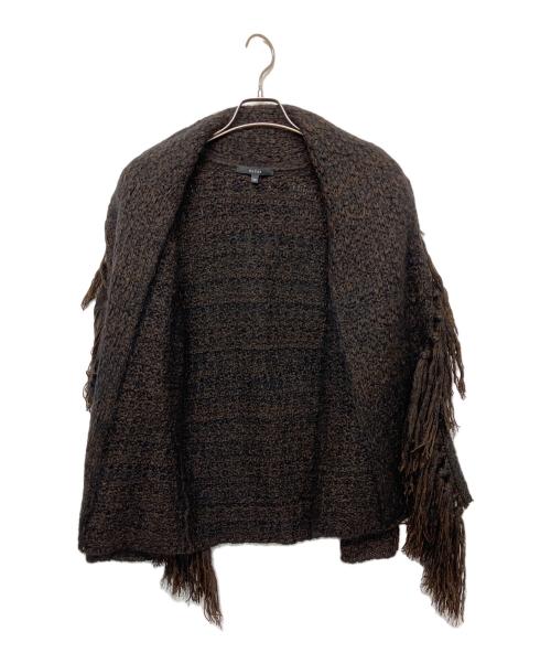 GUCCI（グッチ）GUCCI (グッチ) 厚手カーディガン ブラウン サイズ:XSの古着・服飾アイテム
