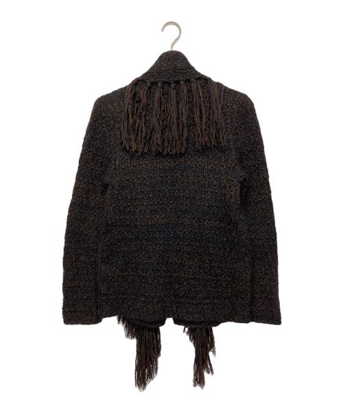 GUCCI（グッチ）GUCCI (グッチ) 厚手カーディガン ブラウン サイズ:XSの古着・服飾アイテム