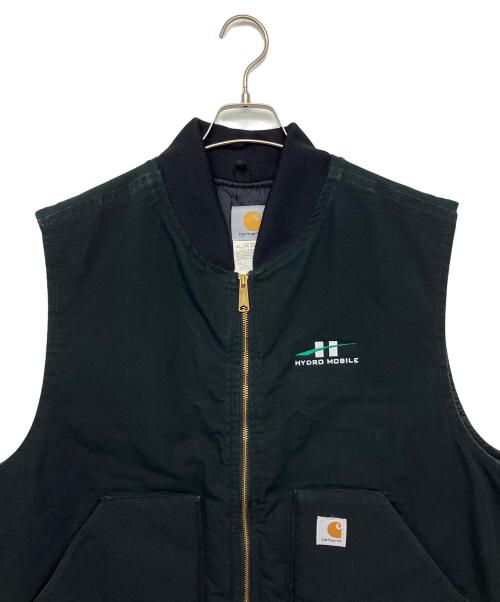 CarHartt（カーハート）CarHartt (カーハート) ダックベスト ブラック サイズ:2XLの古着・服飾アイテム
