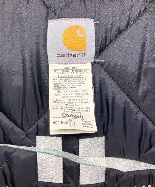 CarHartt（カーハート）CarHartt (カーハート) ダックベスト ブラック サイズ:2XLの古着・服飾アイテム