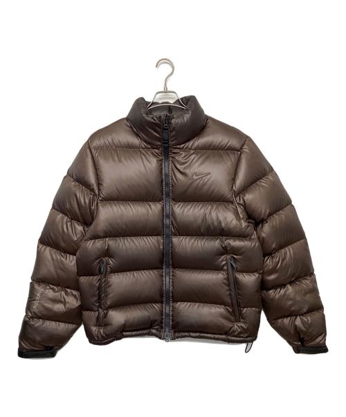NIKE（ナイキ）NIKE (ナイキ) Drake Nocta (ドレイク ノクタ) サンセットパファー ダウンジャケット ブラウン サイズ:Lの古着・服飾アイテム