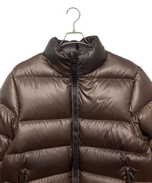 NIKE（ナイキ）NIKE (ナイキ) Drake Nocta (ドレイク ノクタ) サンセットパファー ダウンジャケット ブラウン サイズ:Lの古着・服飾アイテム