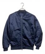 Acne studiosアクネ ストゥディオズ）の古着「1159-343-4697　MA-1ジャケット」｜ネイビー