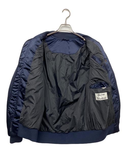 Acne studios（アクネ ストゥディオズ）ACNE STUDIOS (アクネ ストゥディオズ) 1159-343-4697　MA-1ジャケット ネイビー サイズ:44の古着・服飾アイテム