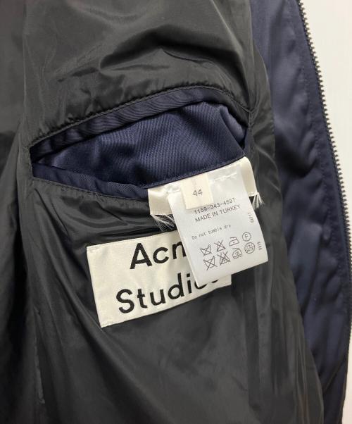 Acne studios（アクネ ストゥディオズ）ACNE STUDIOS (アクネ ストゥディオズ) 1159-343-4697　MA-1ジャケット ネイビー サイズ:44の古着・服飾アイテム