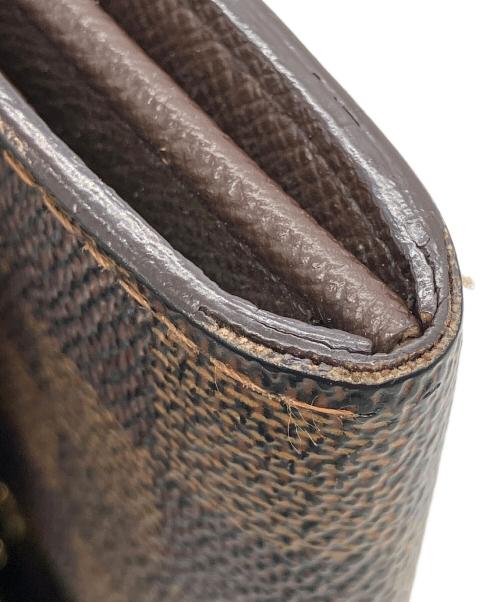 LOUIS VUITTON（ルイ ヴィトン）LOUIS VUITTON (ルイ ヴィトン) ダミエ　ポルトフォイユ・サラ　長財布 ブラウンの古着・服飾アイテム