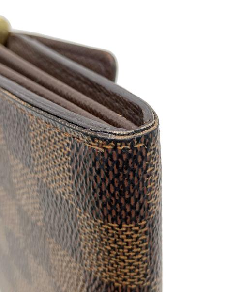 LOUIS VUITTON（ルイ ヴィトン）LOUIS VUITTON (ルイ ヴィトン) ダミエ　ポルトフォイユ・サラ　長財布 ブラウンの古着・服飾アイテム
