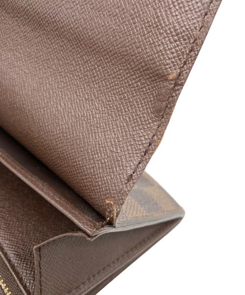LOUIS VUITTON（ルイ ヴィトン）LOUIS VUITTON (ルイ ヴィトン) ダミエ　ポルトフォイユ・サラ　長財布 ブラウンの古着・服飾アイテム