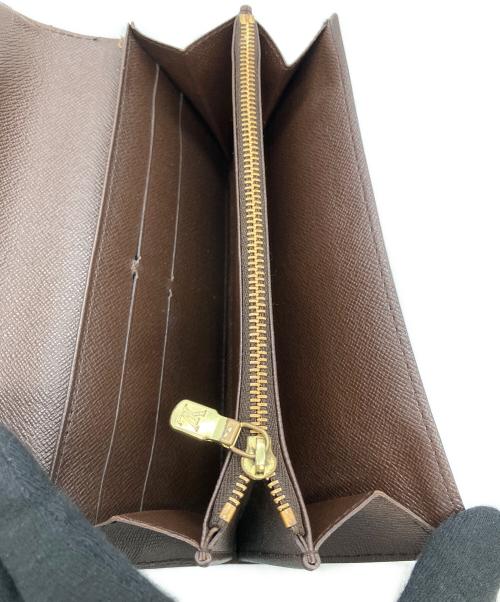 LOUIS VUITTON（ルイ ヴィトン）LOUIS VUITTON (ルイ ヴィトン) ダミエ　ポルトフォイユ・サラ　長財布 ブラウンの古着・服飾アイテム