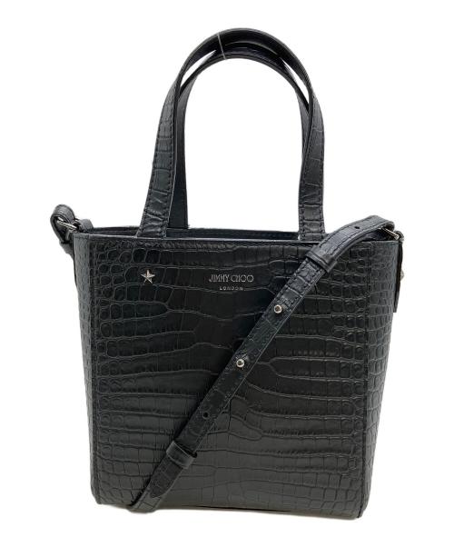 JIMMY CHOO（ジミーチュウ）JIMMY CHOO (ジミーチュウ) 2WAYバッグ ブラックの古着・服飾アイテム