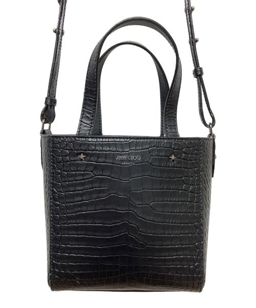 JIMMY CHOO（ジミーチュウ）JIMMY CHOO (ジミーチュウ) 2WAYバッグ ブラックの古着・服飾アイテム
