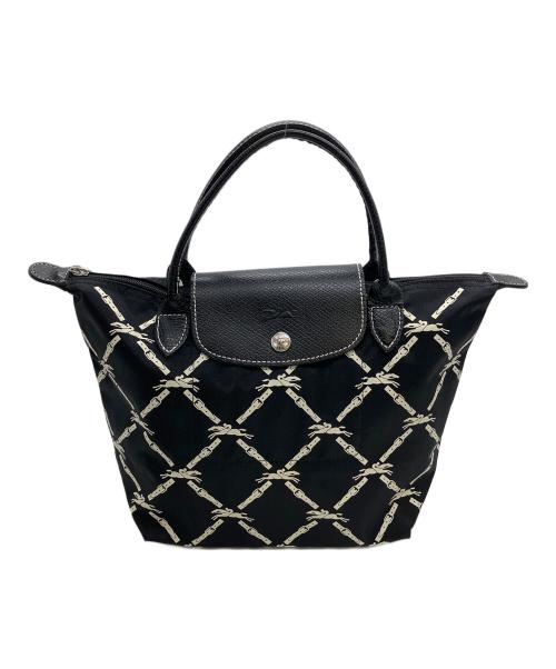LONGCHAMP（ロンシャン）LONGCHAMP (ロンシャン) ハンドバッグ ブラックの古着・服飾アイテム