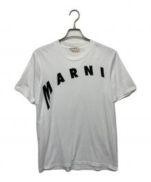 MARNI（マルニ）の古着「HUMU0200AP　21SS　アーチロゴTシャツ」｜ホワイト