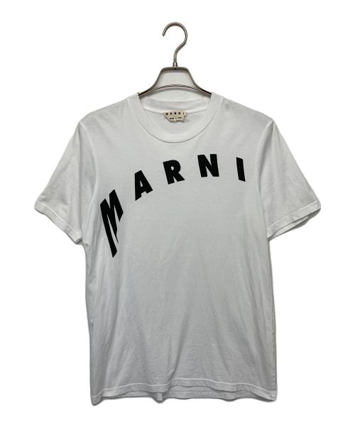 MARNI（マルニ）MARNI (マルニ) HUMU0200AP　21SS　アーチロゴTシャツ ホワイト サイズ:44の古着・服飾アイテム