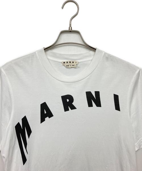 MARNI（マルニ）MARNI (マルニ) HUMU0200AP　21SS　アーチロゴTシャツ ホワイト サイズ:44の古着・服飾アイテム