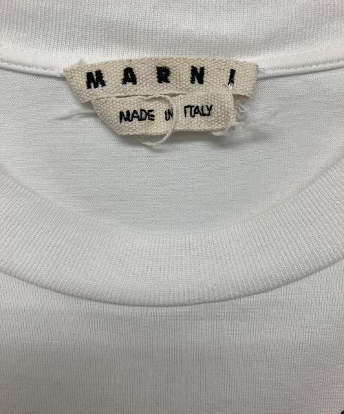MARNI（マルニ）MARNI (マルニ) HUMU0200AP　21SS　アーチロゴTシャツ ホワイト サイズ:44の古着・服飾アイテム