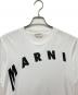 MARNI (マルニ) HUMU0200AP　21SS　アーチロゴTシャツ ホワイト サイズ:44：16000円