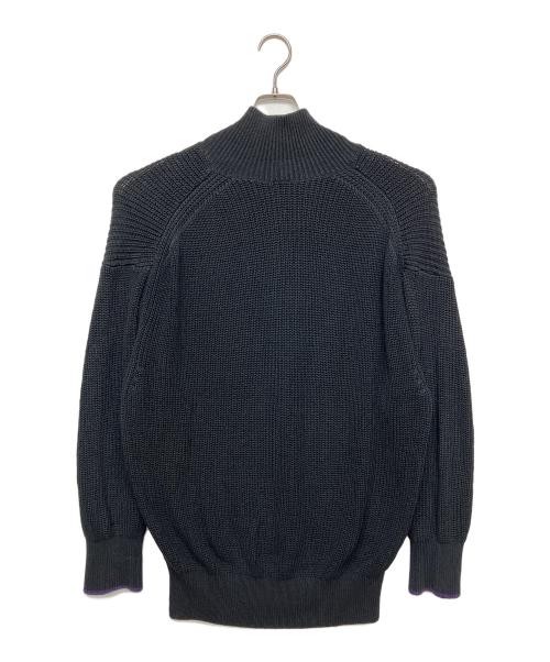 SHAREEF（シャリーフ）SHAREEF (シャリーフ) 22714706　STUDIOUS別注　ハーフジップニット ブラック サイズ:1の古着・服飾アイテム