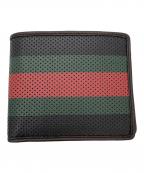 GUCCIグッチ）の古着「2つ折り財布」｜ブラック