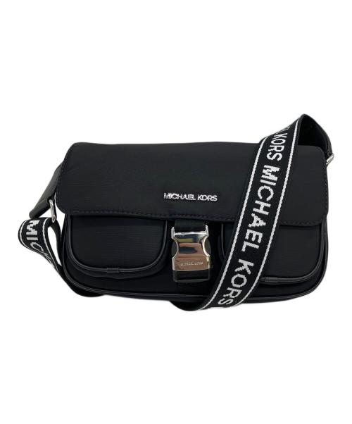 MICHAEL KORS（マイケルコース）MICHAEL KORS (マイケルコース) KHAI(カイ)ミディアムナイロンメッセンジャーバッグ ブラックの古着・服飾アイテム