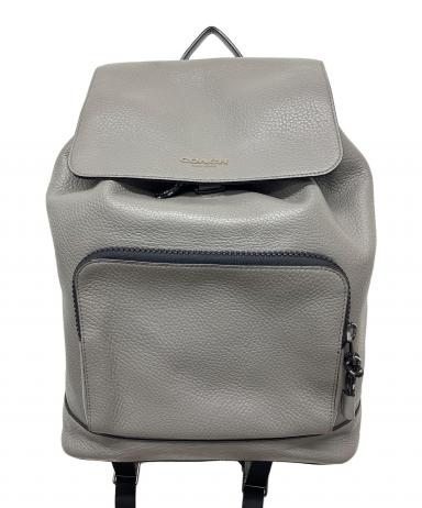 中古・古着通販】COACH (コーチ) J2092 レザーリュック グレー
