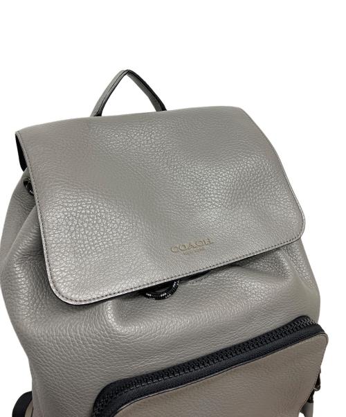 COACH（コーチ）COACH (コーチ) J2092　レザーリュック グレーの古着・服飾アイテム