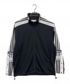 adidasアディダス）の古着「JN0810　メガブレイクジャケット」｜ブラック×ホワイト