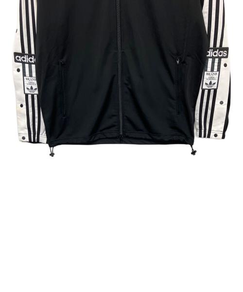 adidas（アディダス）adidas (アディダス) JN0810　メガブレイクジャケット ブラック×ホワイト サイズ:Mの古着・服飾アイテム