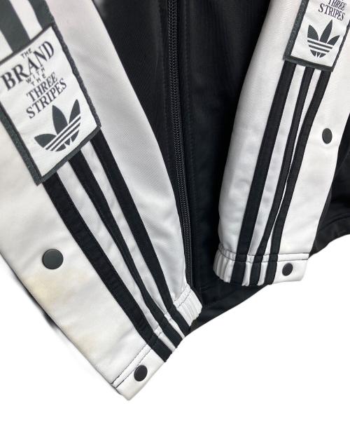 adidas（アディダス）adidas (アディダス) JN0810　メガブレイクジャケット ブラック×ホワイト サイズ:Mの古着・服飾アイテム