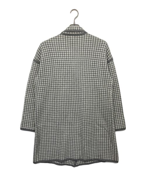 Bjork（ビョーク）BJORK (ビョーク) カシミヤコート ホワイト×グレー サイズ:３ 未使用品の古着・服飾アイテム