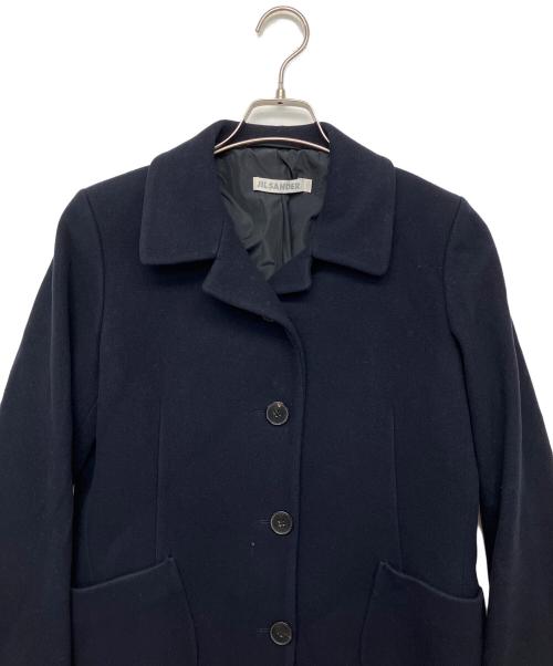 JIL SANDER（ジルサンダー）JIL SANDER (ジルサンダー) WF200285　ウールコート ネイビー サイズ:38の古着・服飾アイテム
